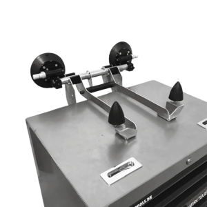 Scheibentisch mit Neigungsfunktion und Vakuumsaugnapf ( für Rollwagen )